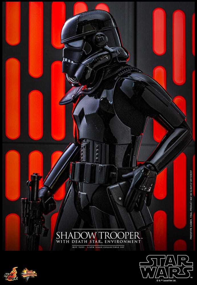Star Wars Movie Masterpiece Action Figure 1/6 Shadow Trooper with Death Star Environment 30cm9