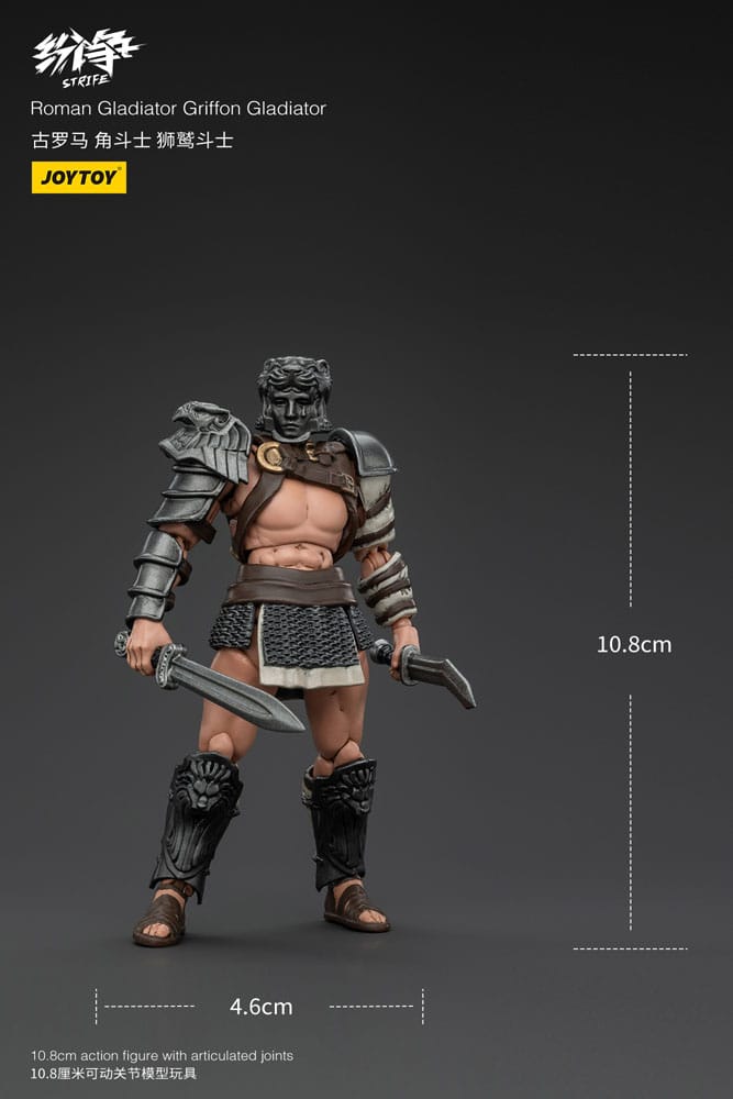 Strife Action Figure 1/18 Roman Gladiator Griffon Gladiator 11cm8