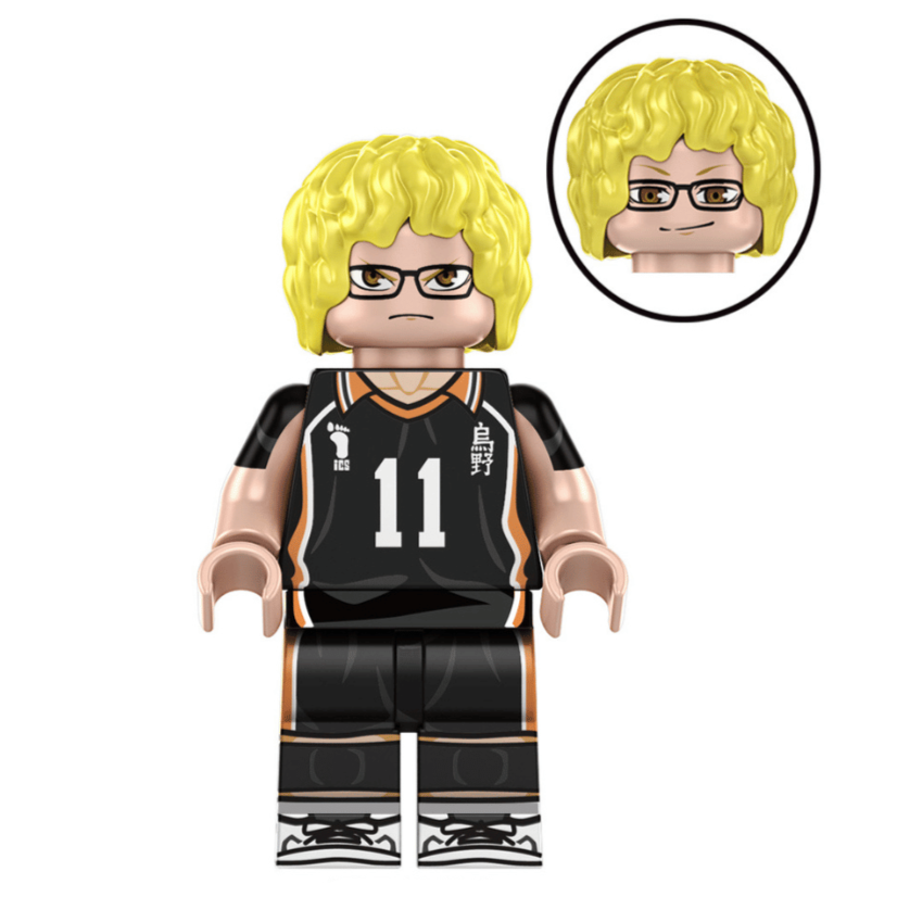 Kei Tsukishima Custom Haikyu!! Anime Minifigure1