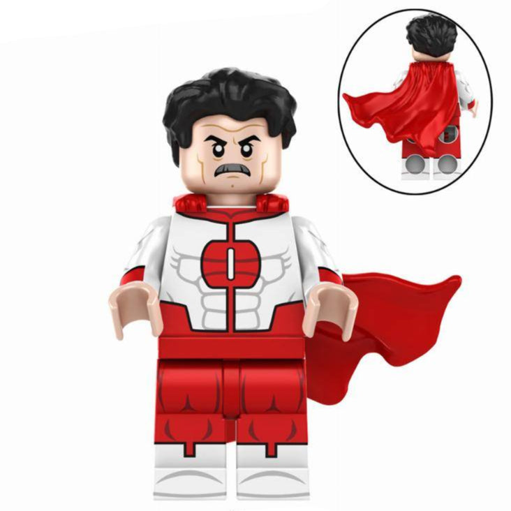 Omni-Man From Invincible Custom Image Universe Superhero Minifigure1