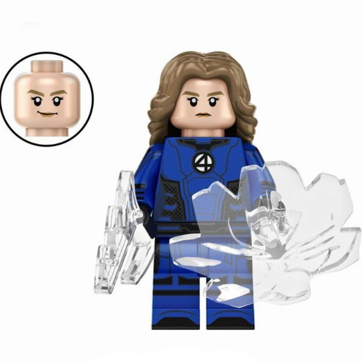 Invisible Woman (MCU) Custom Marvel Superhero Minifigure1