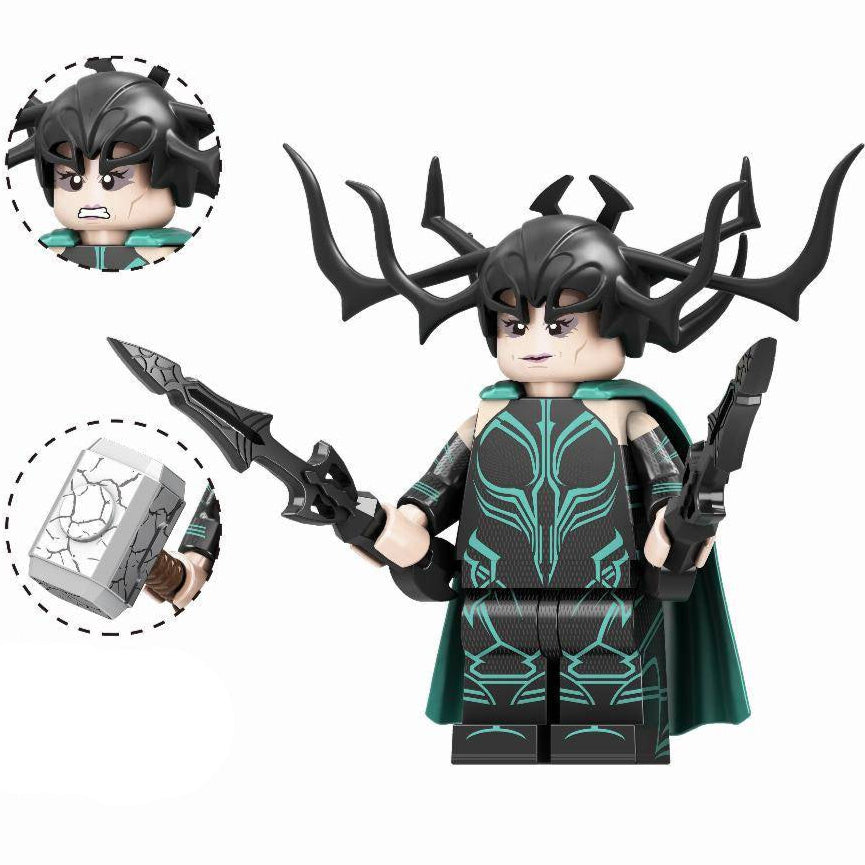 Hela Custom Marvel Superhero Minifigure1