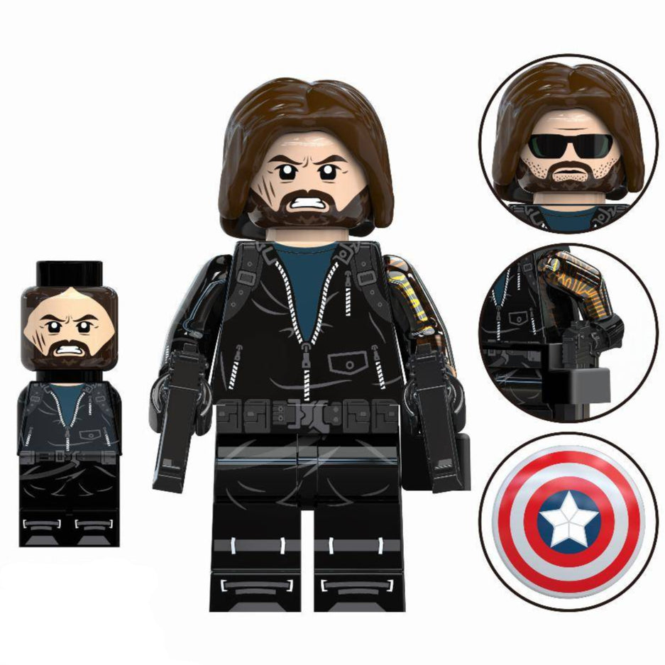 Winter Soldier (Thunderbolts*) Custom Marvel Superhero Minifigure1