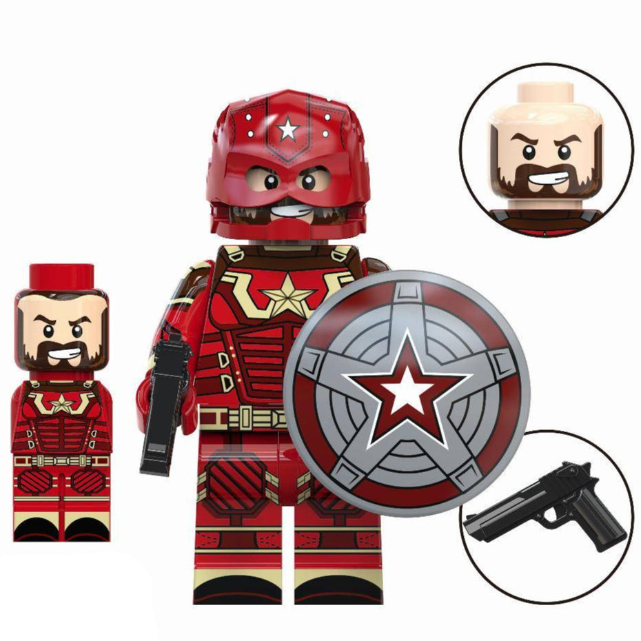 Red Guardian (Thunderbolts*) Custom Marvel Superhero Minifigure1