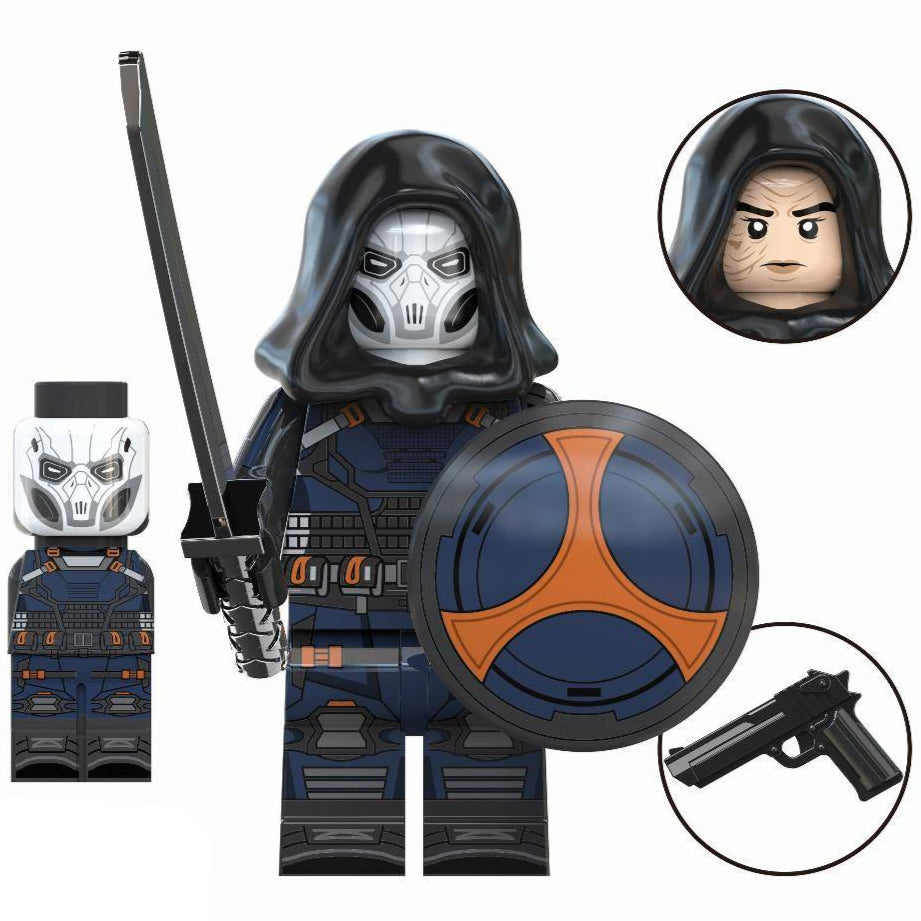 Taskmaster (Thunderbolts*) Custom Marvel Superhero Minifigure1