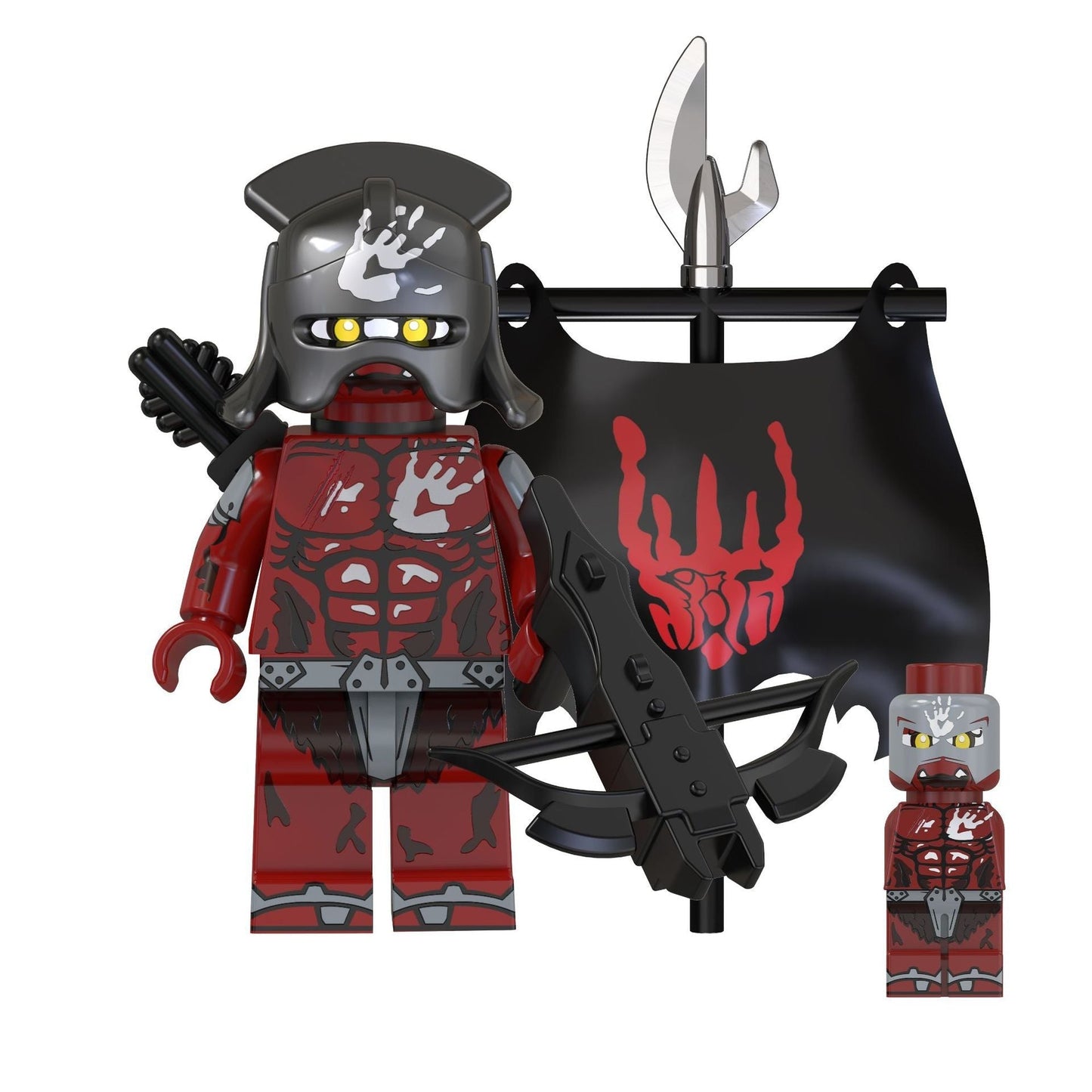 Uruk-Hai Orc custom Lord of the Rings Minifigure1