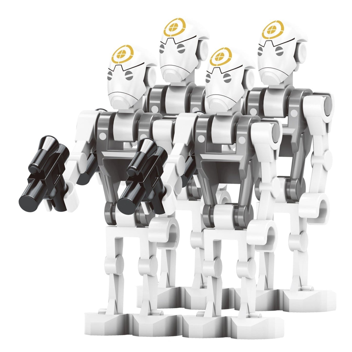 4 x Training Commando Droid custom Star Wars Minifigure1