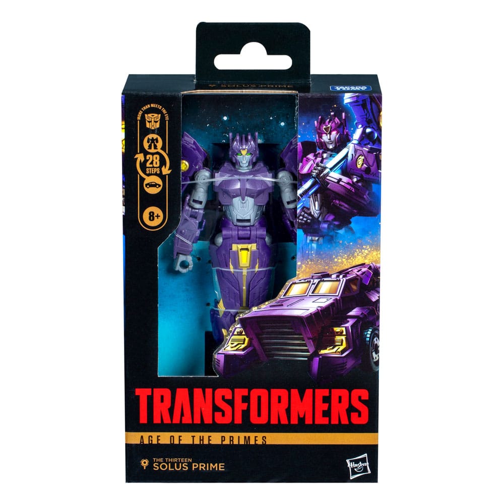 Transformers Age of the Primes Deluxe Class Action Figure The Thirteen Autobot Solus Prime 14cm5