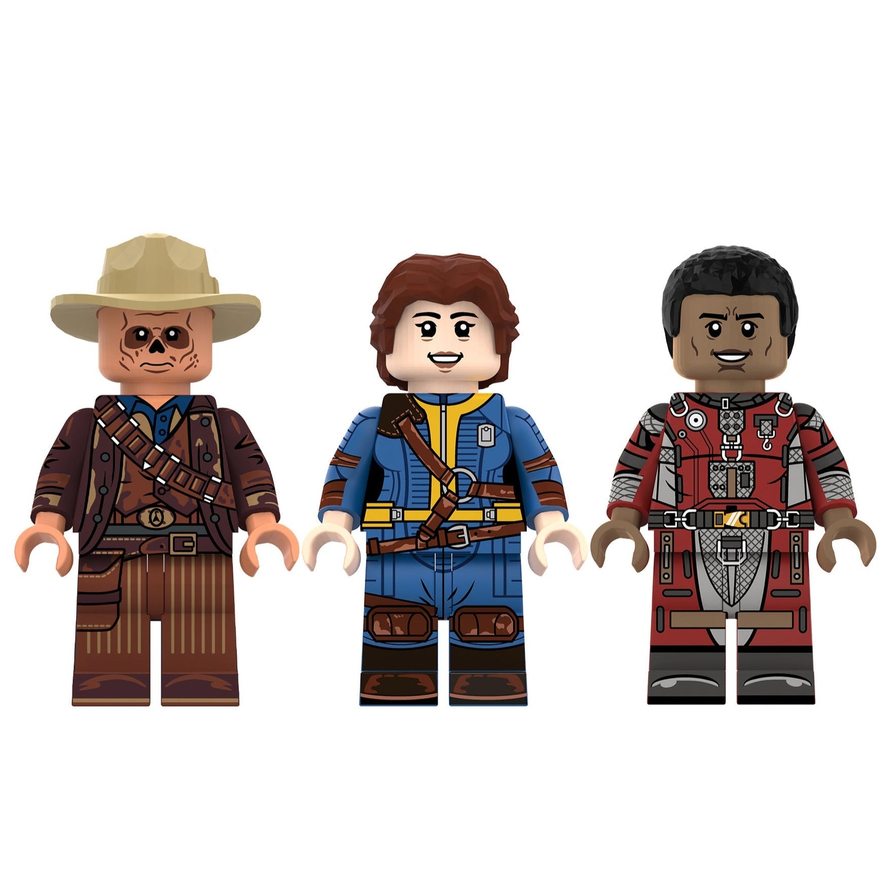 Fallout Characters Bundle Custom Fallout Minifigure – BestMinifigure