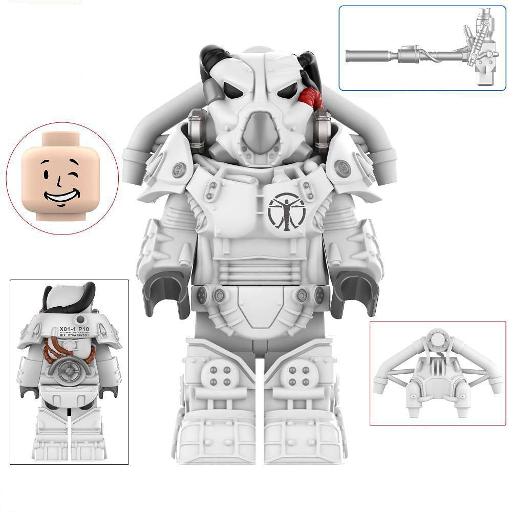 X-01 Power Armor Custom Fallout Minifigure1
