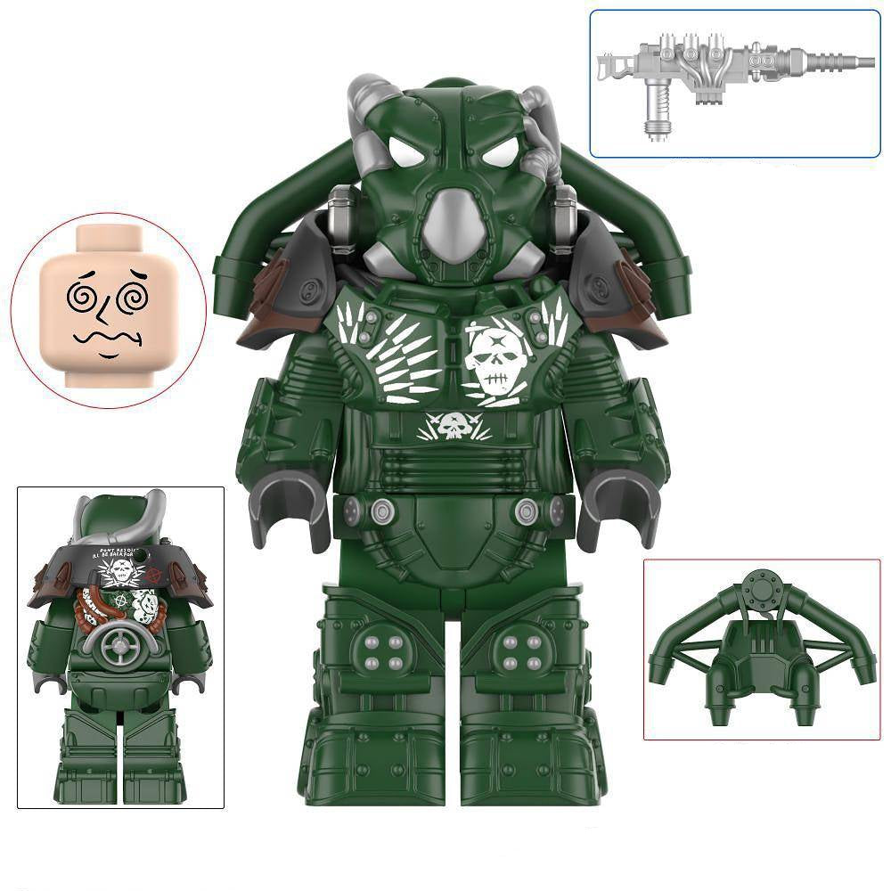 X-01 Power Armor (Gunner Sergeant) Custom Fallout Minifigure1
