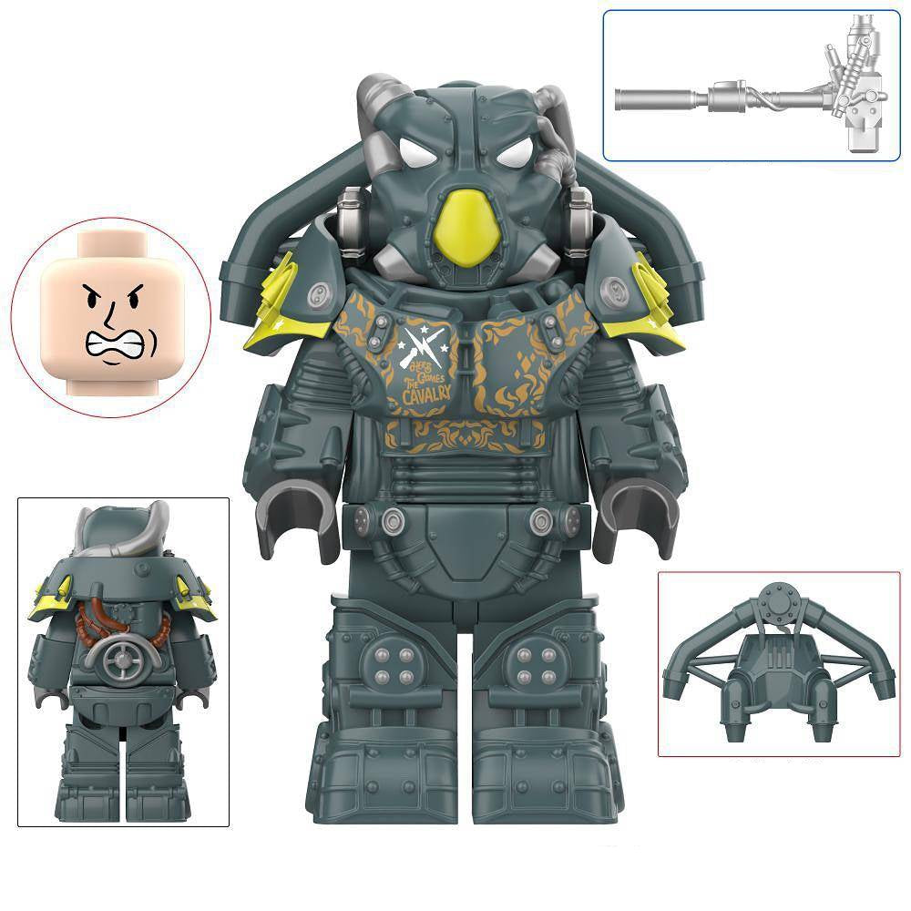 X-01 Power Armor (Minutemen Armored Cavalry) Custom Fallout Minifigure1