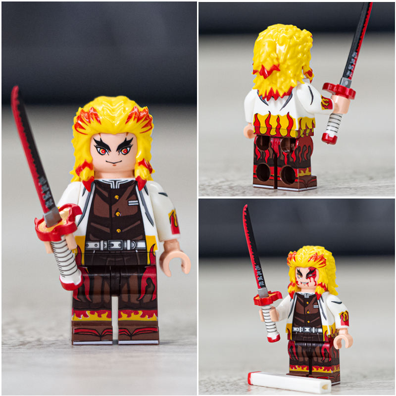 Kyojuro Rengoku From Demon Slayer Custom Anime Minifigure2