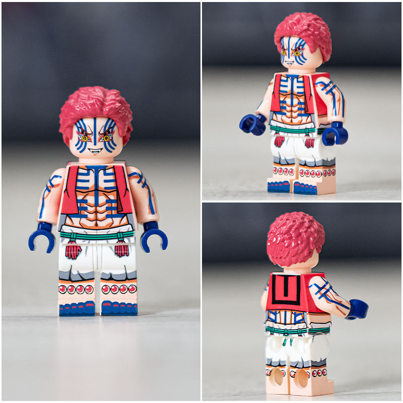 Akaza From Demon Slayer Custom Anime Minifigure2