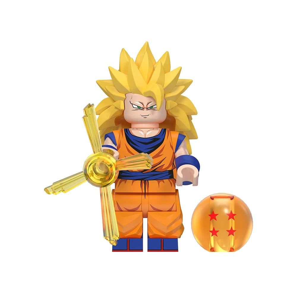 Goku Super Saiyan 3 from Dragon Ball Z Custom Minifigure