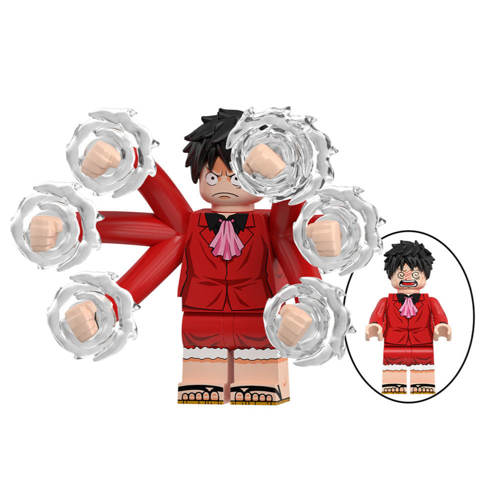 Monkey D. Luffy Custom One Piece Anime Minifigure1