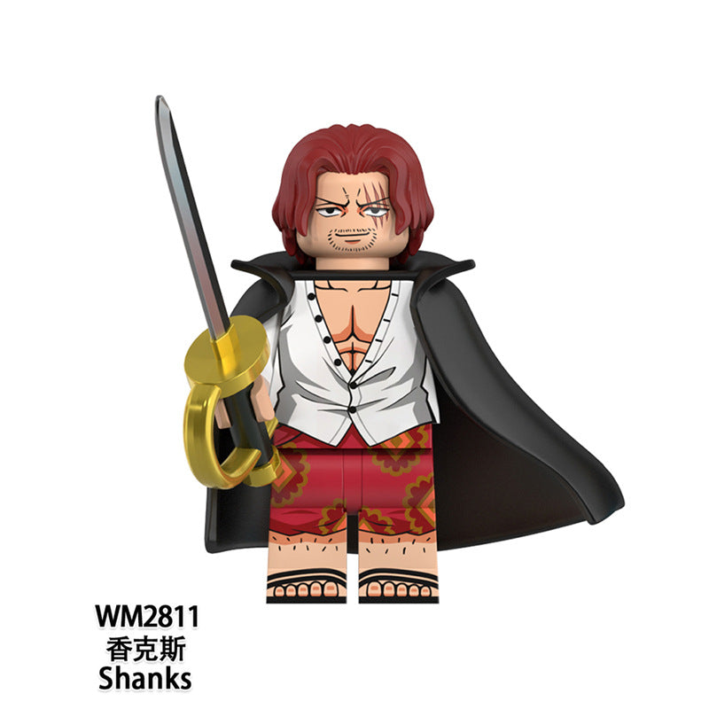 Shanks Custom One Piece Anime Minifigure