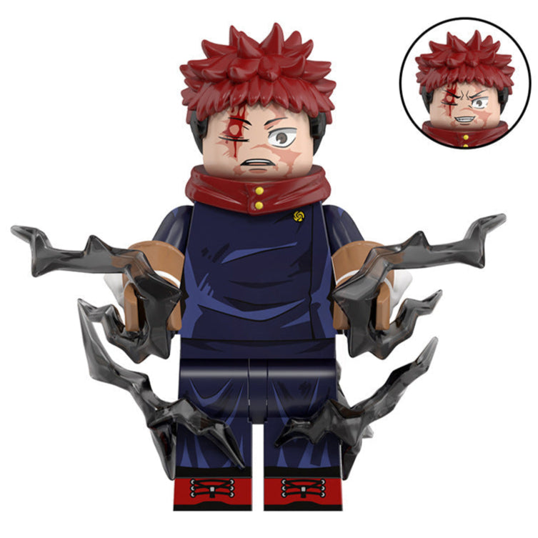 Itadori Yuji from Jujutsu Kaisen Custom Anime Minifigure1