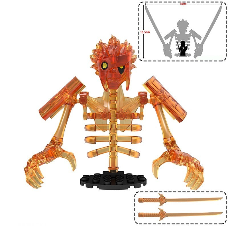 Susanoo Orange Custom Anime Large Minifigure2