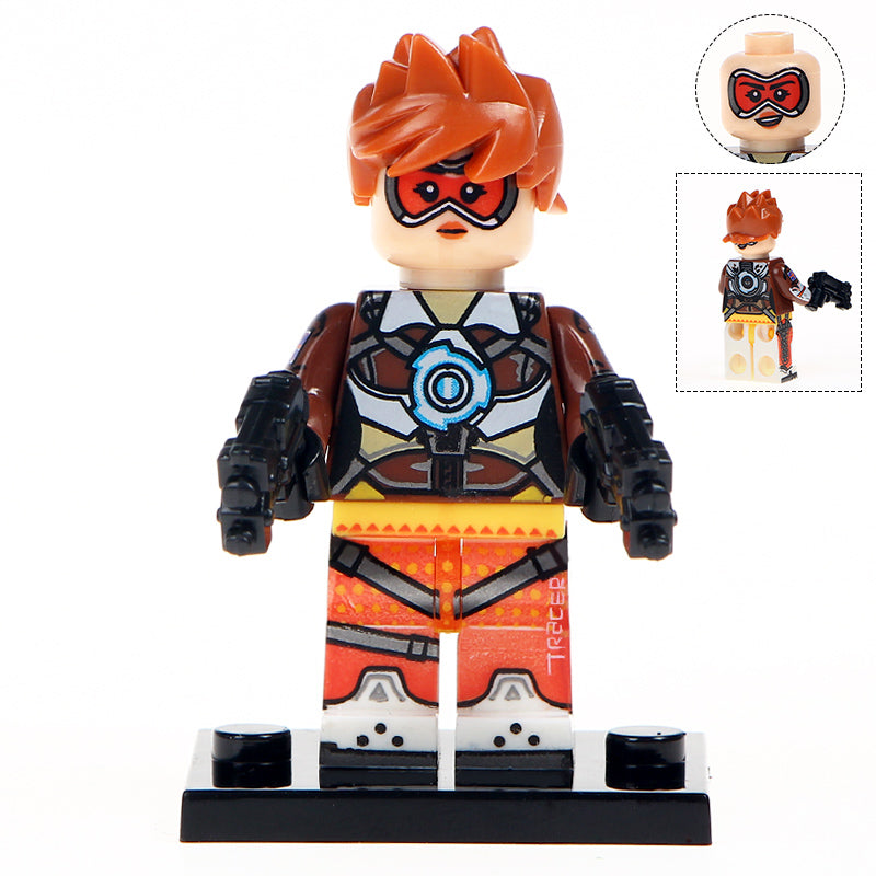 Tracer Lena Oxton from Overwatch Custom Minifigure1