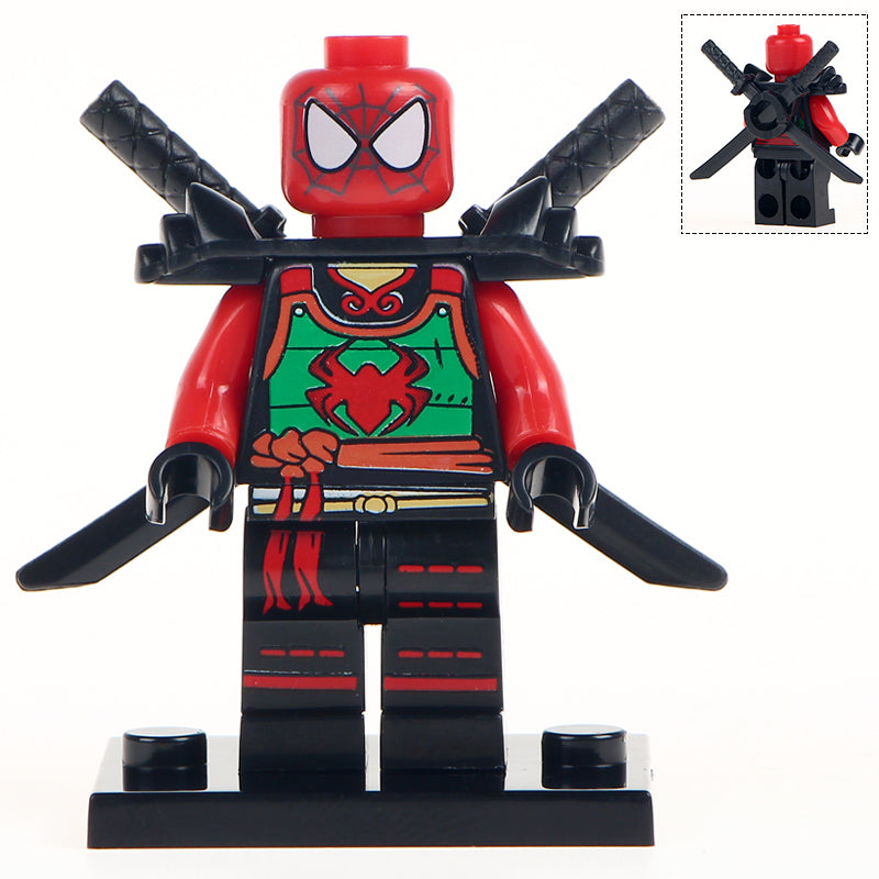 Spider-Man X Deadpool Custom Marvel Superhero Minifigure1