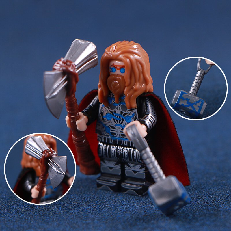 Thor Custom Marvel Superhero Minifigure2