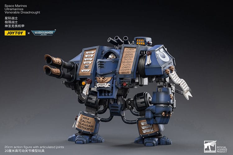 Warhammer 40k Action Figure 1/18 Space Marines Ultramarines Venerable Dreadnought 19cm6