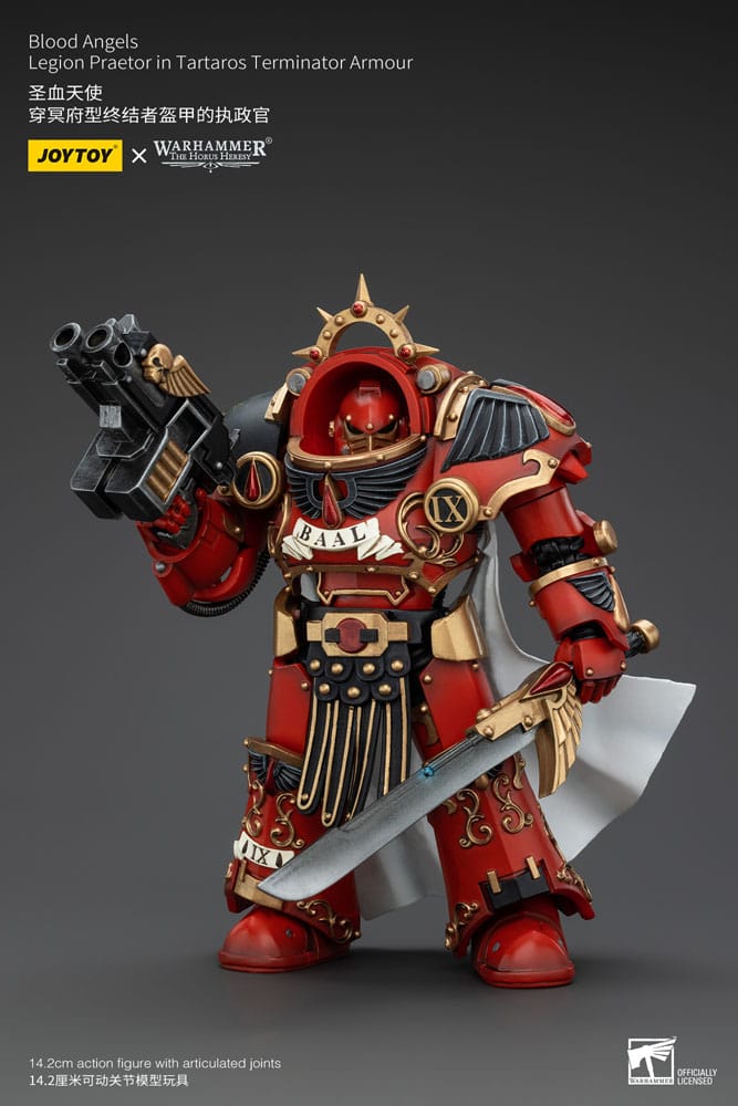 Warhammer The Horus Heresy Action Figure 1/18 Blood Angels Legion Praetor in Tartaros Terminator Armour 14cm9