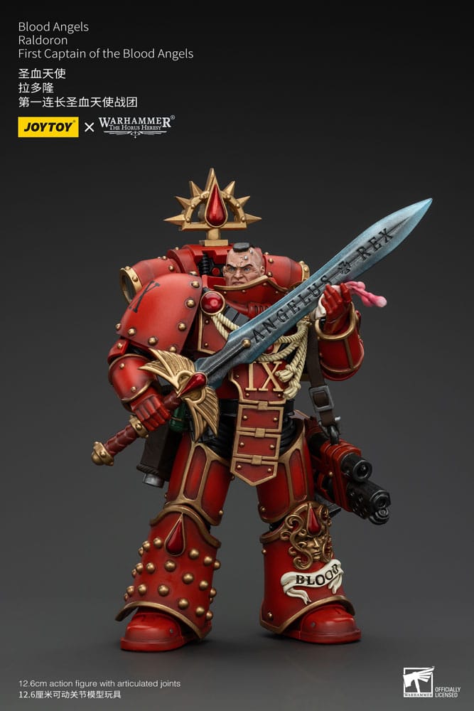 Warhammer The Horus Heresy Action Figure 1/18 Blood Angels Raldoron First Captain of the Blood Angels 13cm9