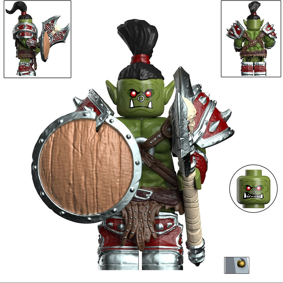 Orc Custom World of Warcraft Minifigure1