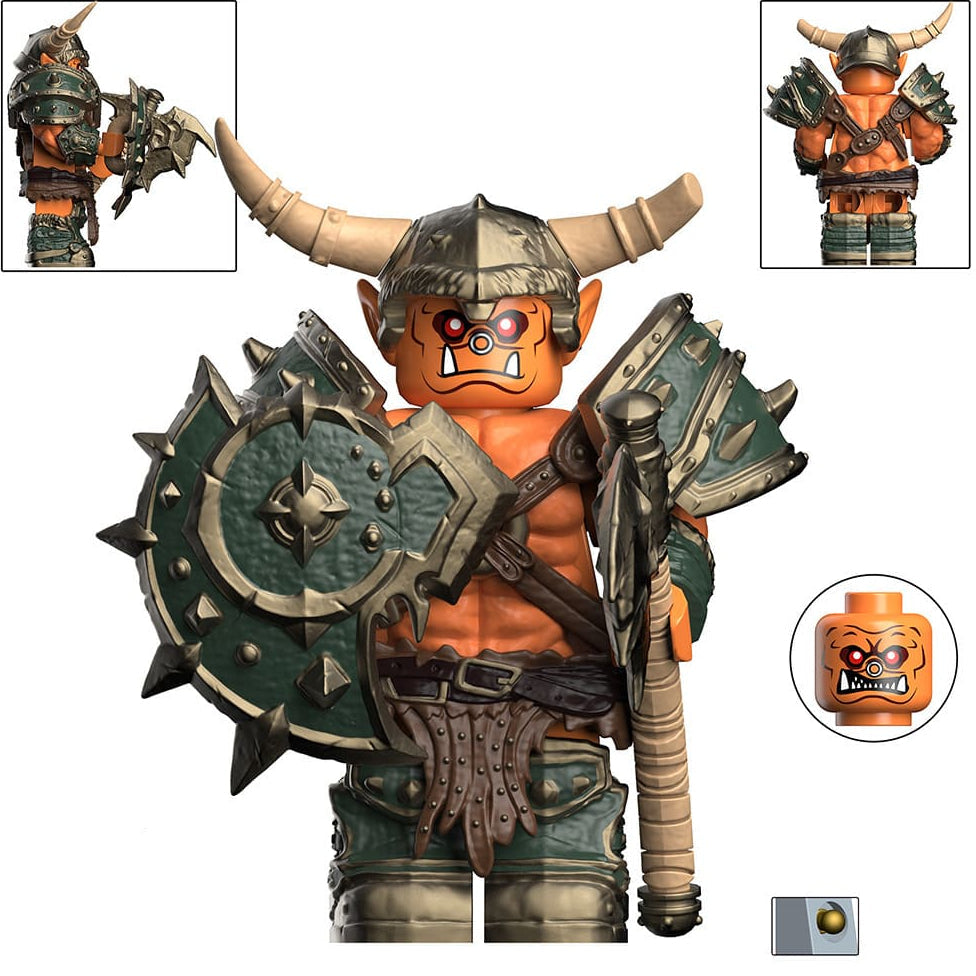 Orc Custom World of Warcraft Minifigure1