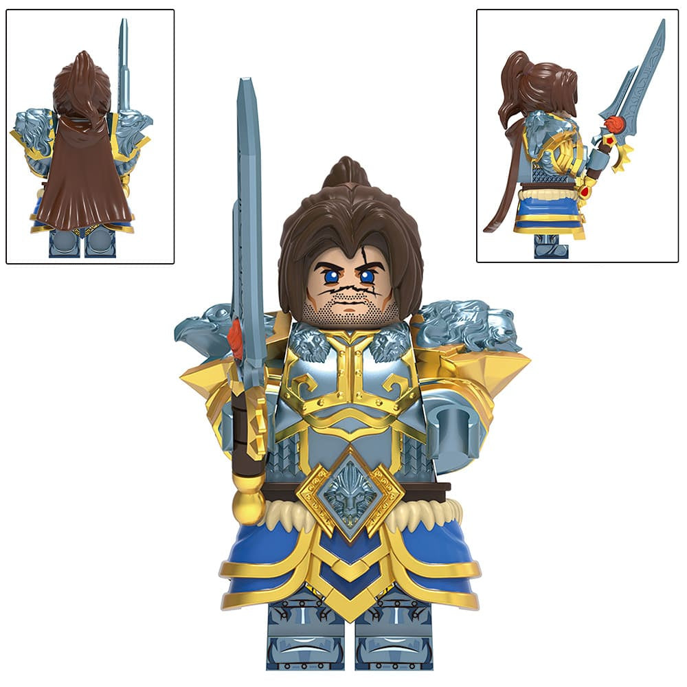 Varian Wrynn Custom World of Warcraft Minifigure1