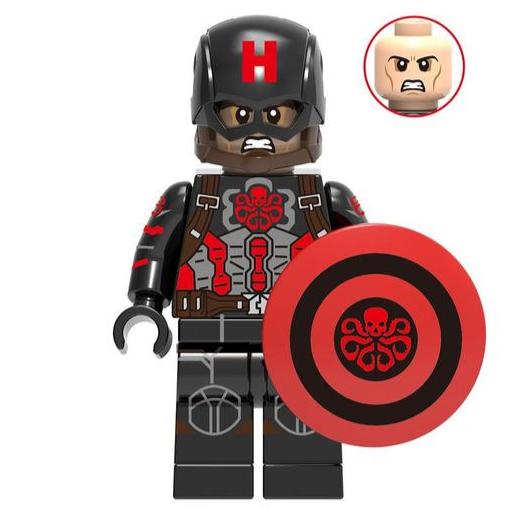 Hydra Steve Rogers Custom Marvel Superhero Minifigure1