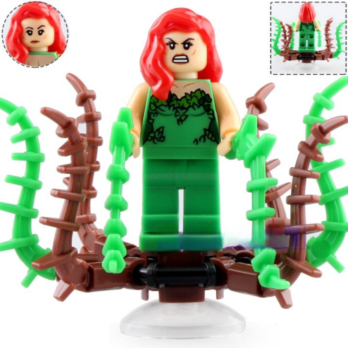 Poison Ivy Custom DC Comics Superhero Minifigure1