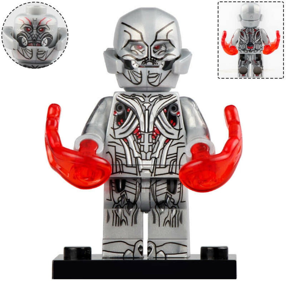 Ultron Custom Marvel Supervillain Minifigure1