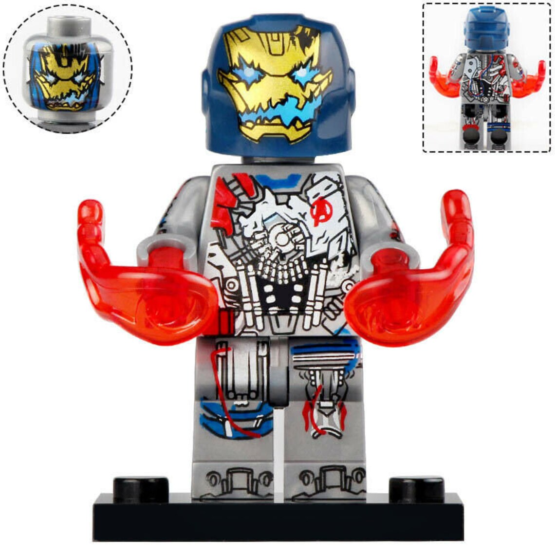 Ultron Custom Marvel Supervillain Minifigure1