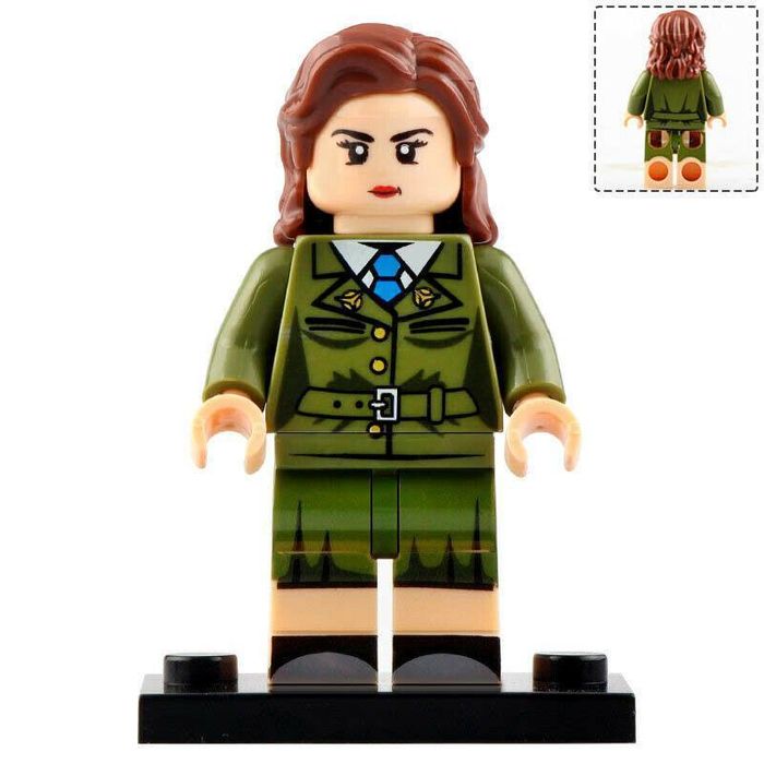 Peggy Carter Custom Marvel Superhero Minifigure1