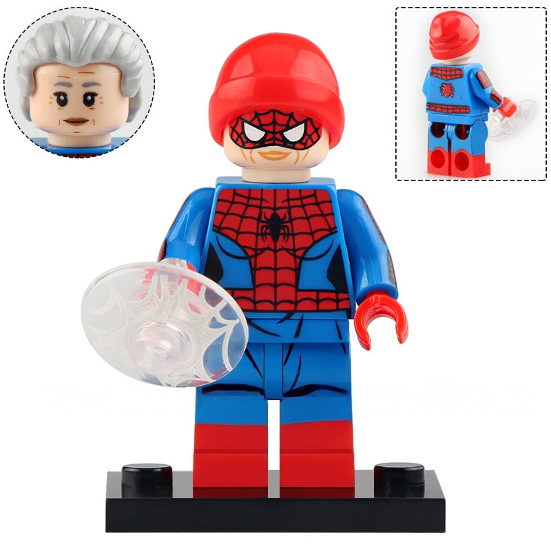 Aunt May as Spider-Man Custom Marvel Superhero Minifigure1