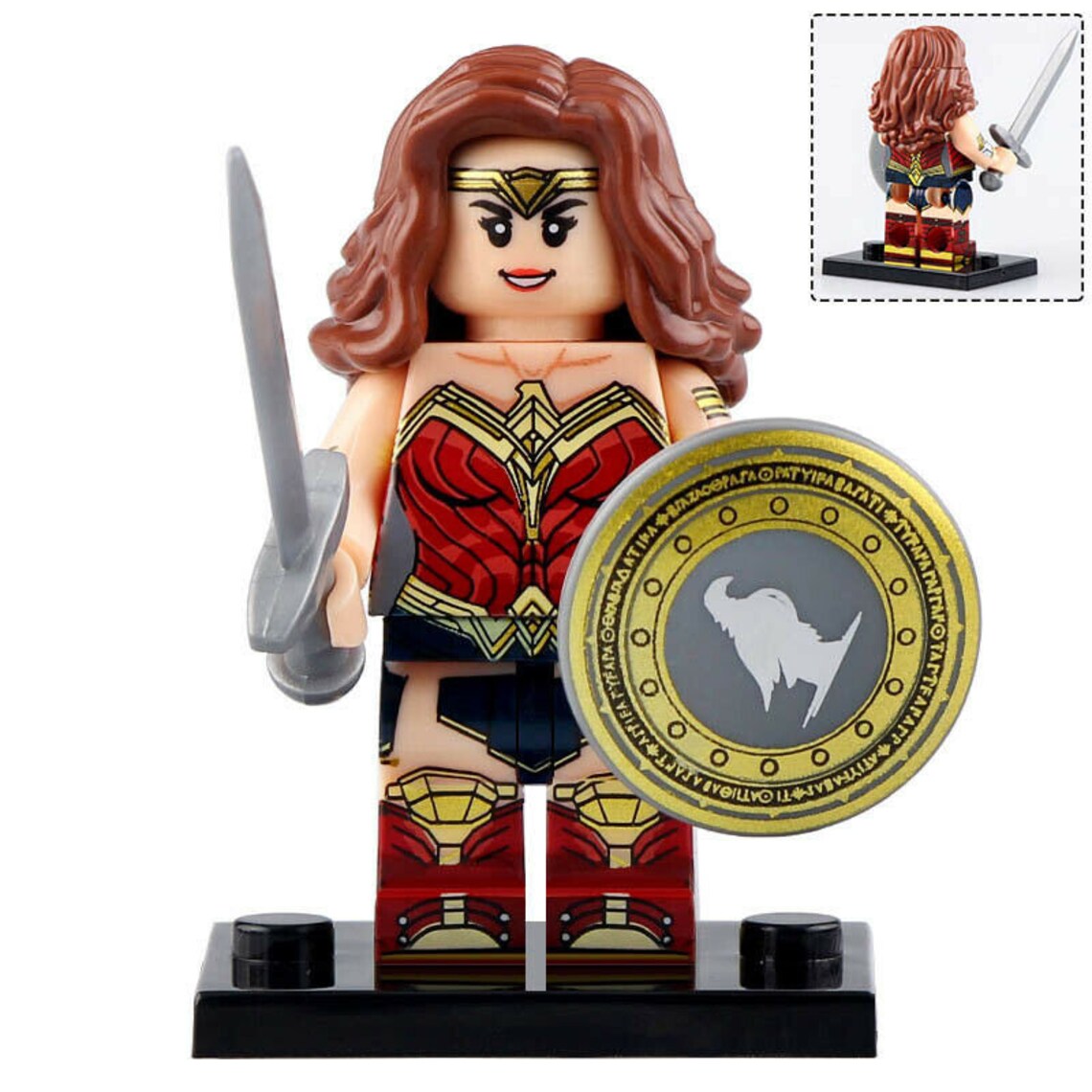Wonder Woman Custom DC Comics Superhero Minifigure1