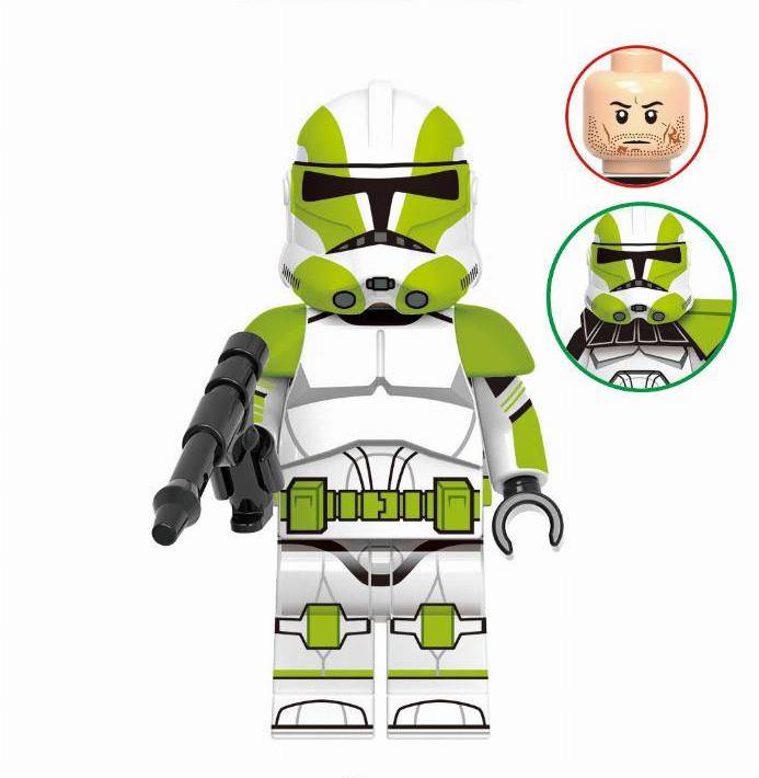 Grey Clone Captain Custom Star Wars Minifigure1