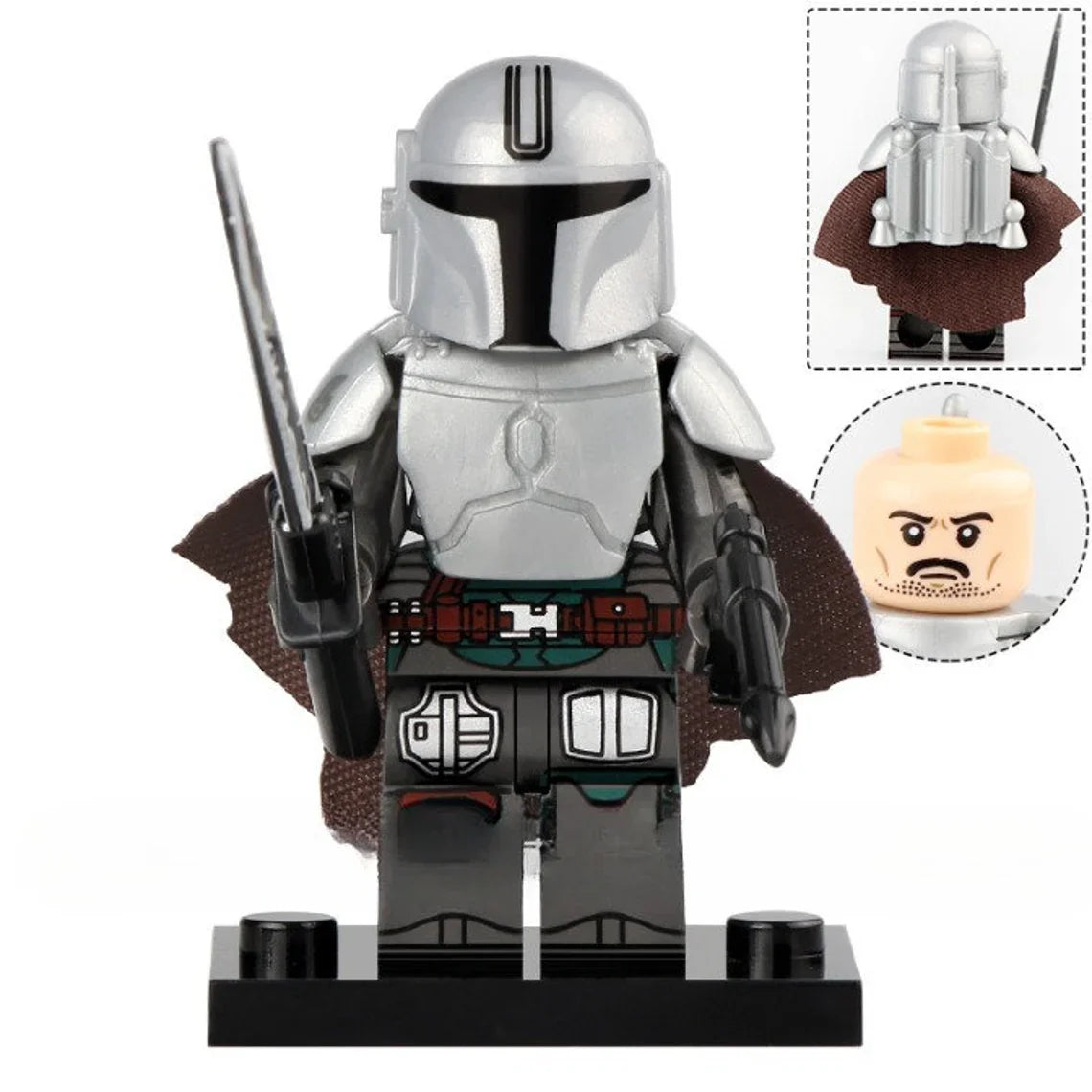 Din Djarin Mando The Mandalorian custom Star Wars Minifigure1