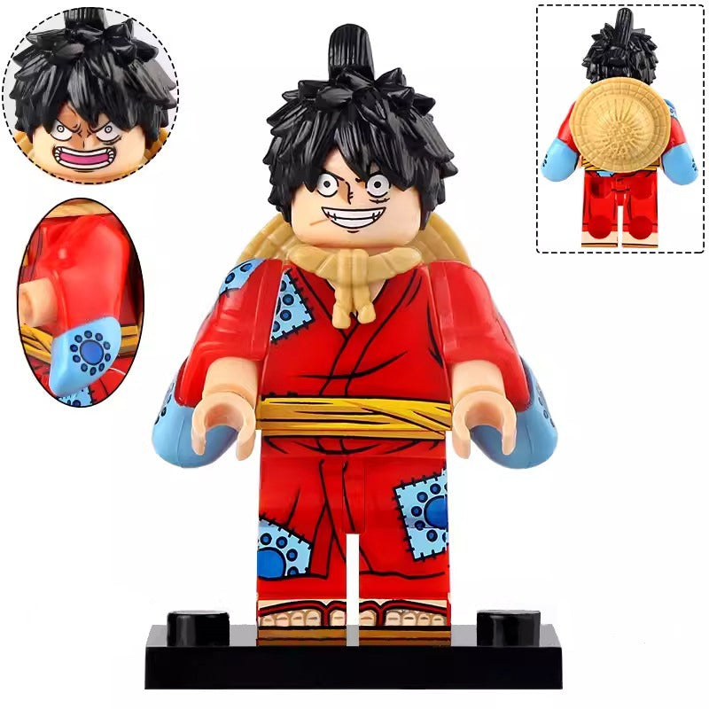 Monkey D. Luffy Custom One Piece Anime Minifigure1