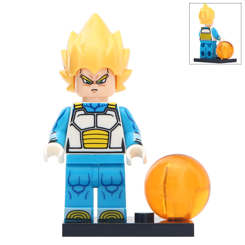 Vegeta Super Saiyan from Dragon Ball Z Custom Minifigure1