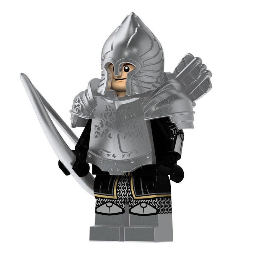 Archer Gondor Soldier with Armor custom Lord of the Rings Minifigure2