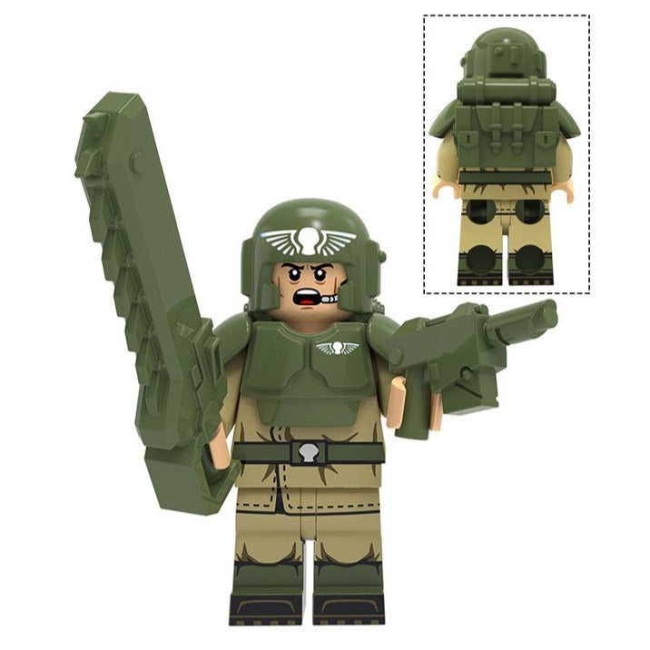 Warhammer Infantry Soldier Marine Guard Minifigure1