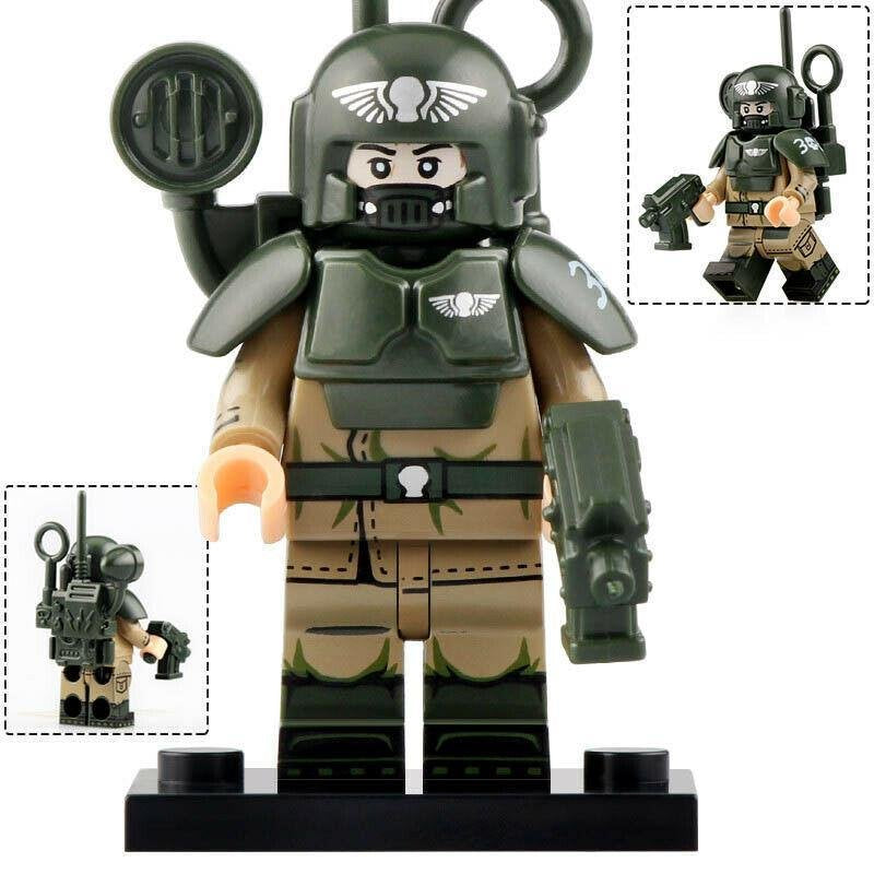 Warhammer Infantry Soldier Marine Guard Minifigure1