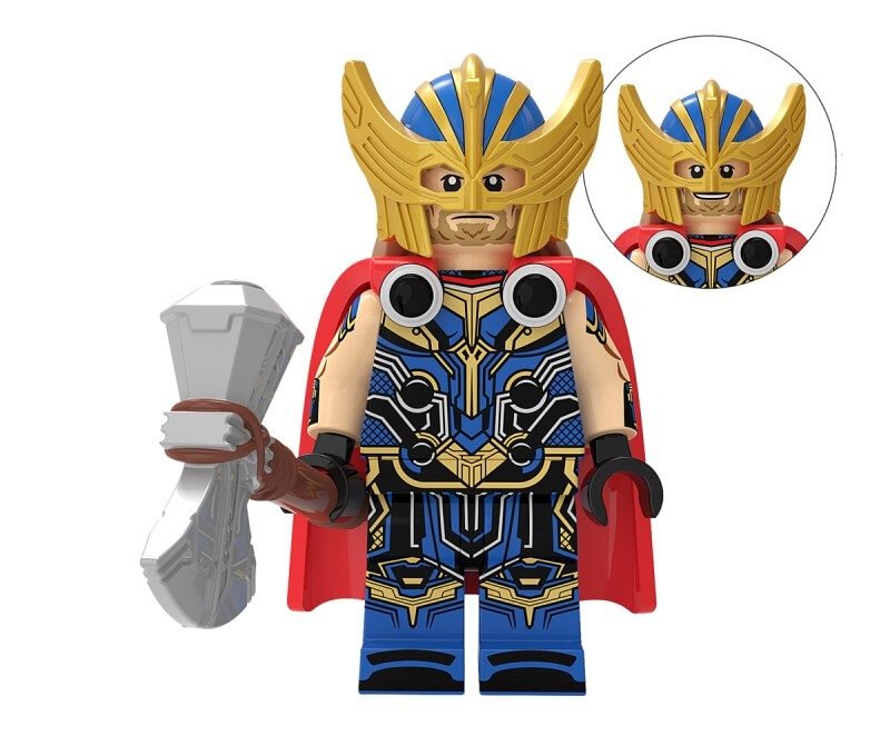 Thor (Love and Thunder) Custom Marvel Superhero Minifigure2