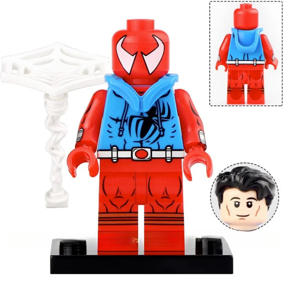 Spider-Man Scarlet Spider Custom Marvel Superhero Minifigure1