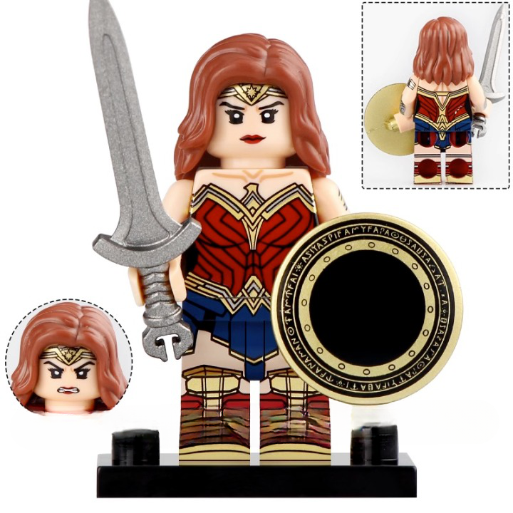 Wonder Woman Custom DC Comics Superhero Minifigure1