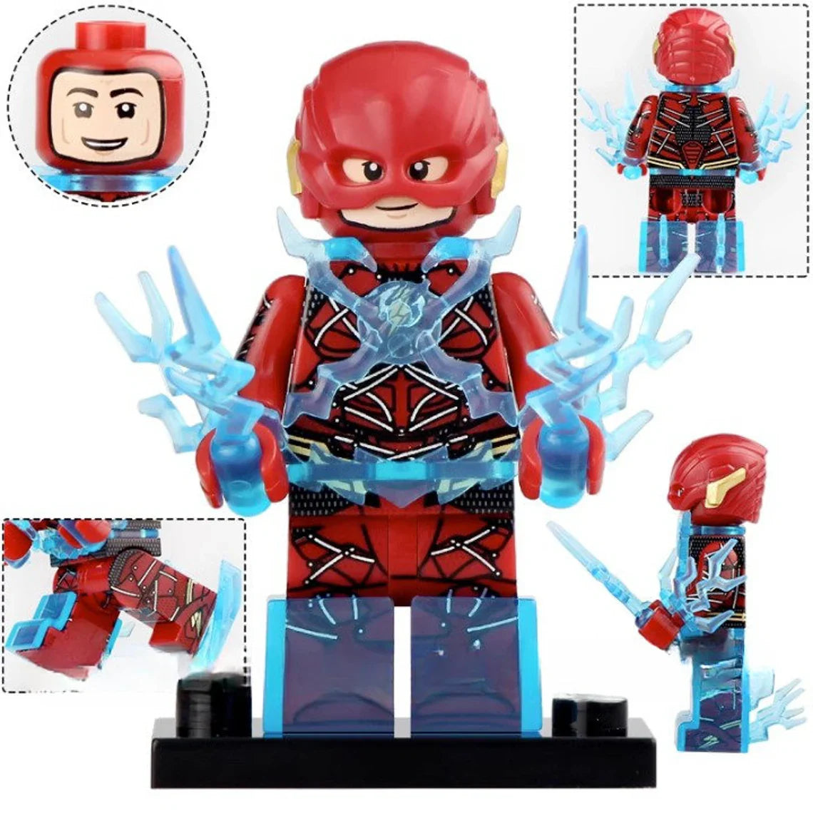 Flash Custom DC Comics Superhero Minifigure1
